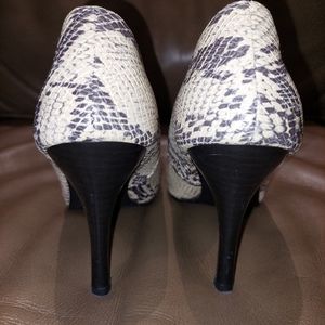 Snake skin shoe